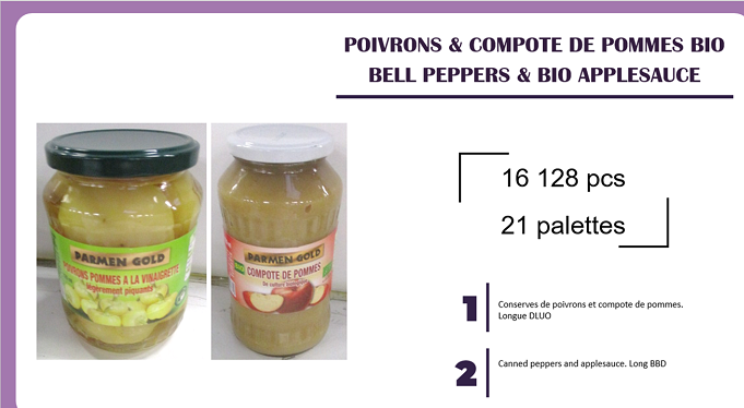 49060 - APPLE PUREE AND VINEGAR BELL PEPPERS Europe